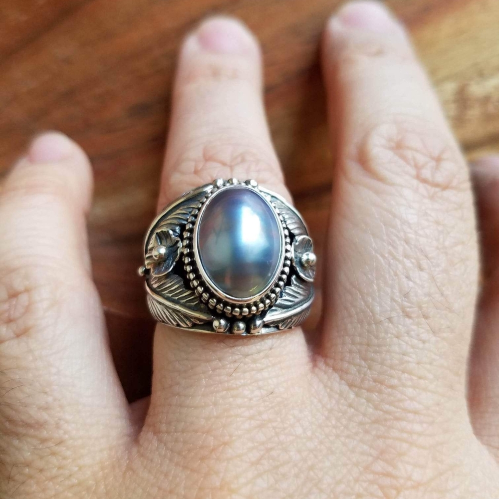 Solid silver ring - Picture 7 of 12